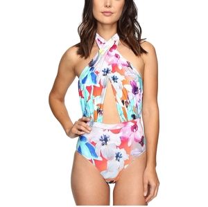 6 Shore Road Floral Cabana One Piece